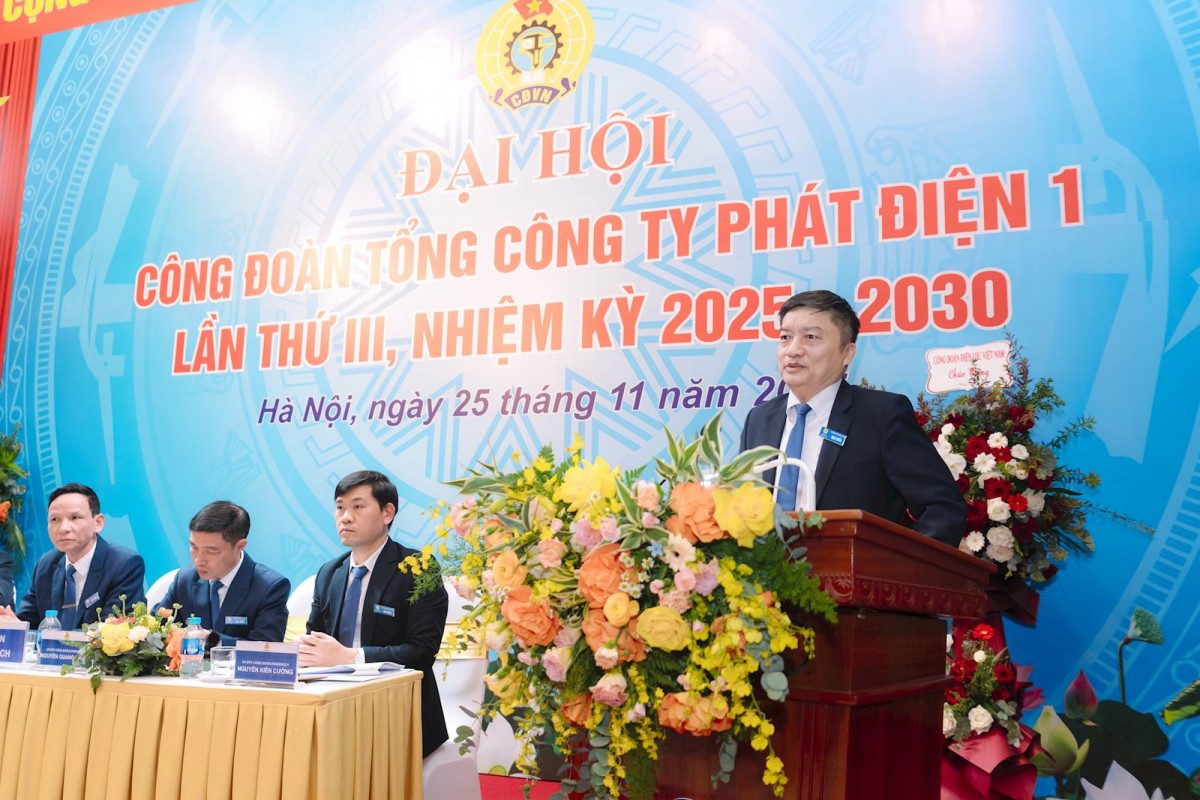 Đại hội Công đoàn EVNGENCO1 lần thứ III (nhiệm kỳ 2025-2030)