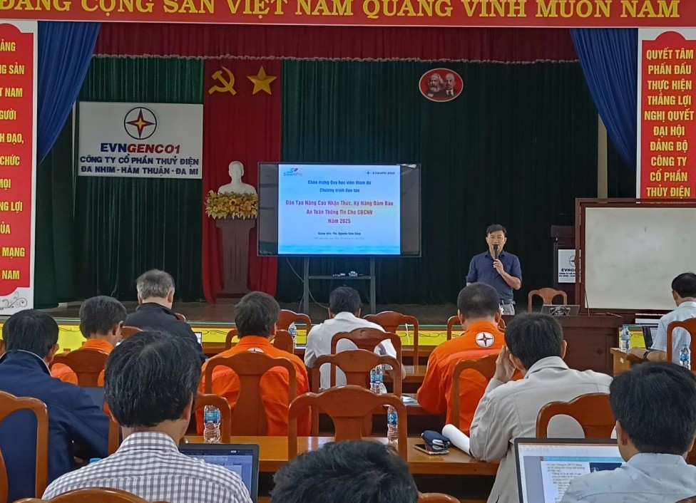 Công ty ĐHĐ tổ chức đào tạo nâng cao nhận thức về an toàn thông tin