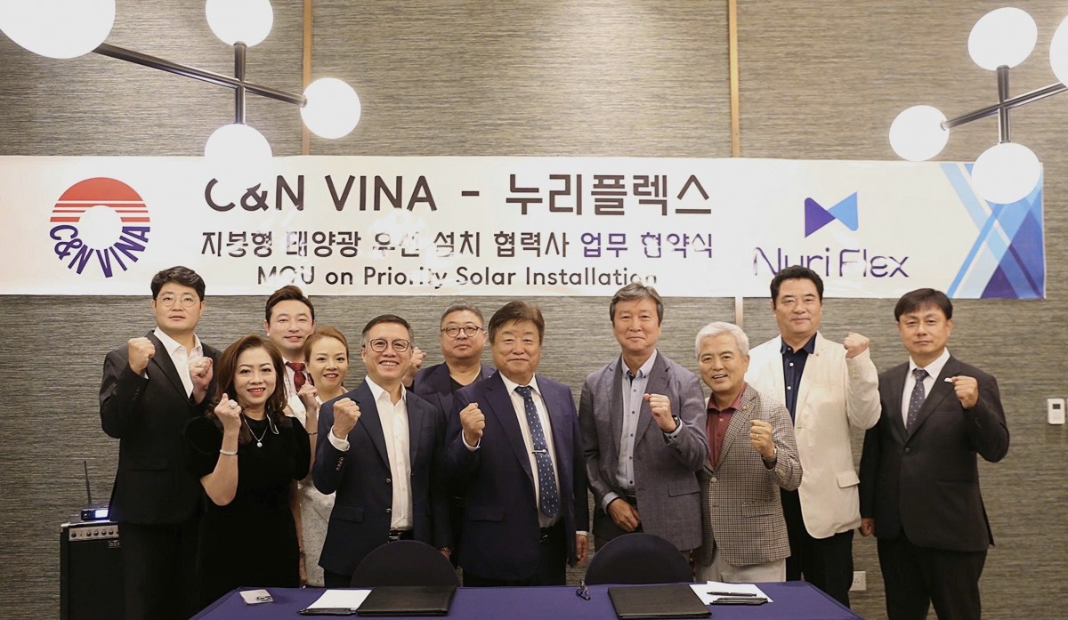 NuriFlex và C&N VINA hợp tác triển khai 3 dự án điện mặt trời mái nhà quy mô lớn ở Việt Nam