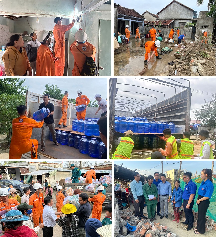 EVNGENCO3 triển khai 2 đợt hỗ trợ khẩn cấp tại miền Trung, Tây Nguyên sau bão lũ