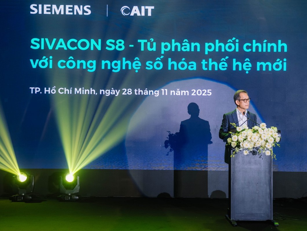 Siemens Việt Nam và AIT ra mắt tủ điện SIVACON S8