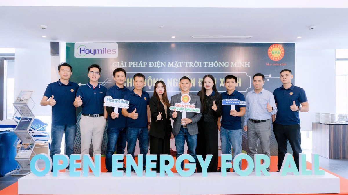 Hoymiles đồng hành sự kiện ‘Giải pháp điện mặt trời thông minh - Chủ động nguồn điện xanh’ Hoymiles đồng hành sự kiện ‘Giải pháp điện mặt trời thông minh - Chủ động nguồn điện xanh’