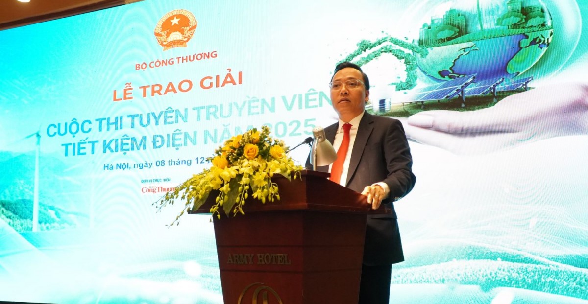 Trao giải Cuộc thi ‘Tuyên truyền viên tiết kiệm điện năm 2025’ Trao giải Cuộc thi ‘Tuyên truyền viên tiết kiệm điện năm 2025’