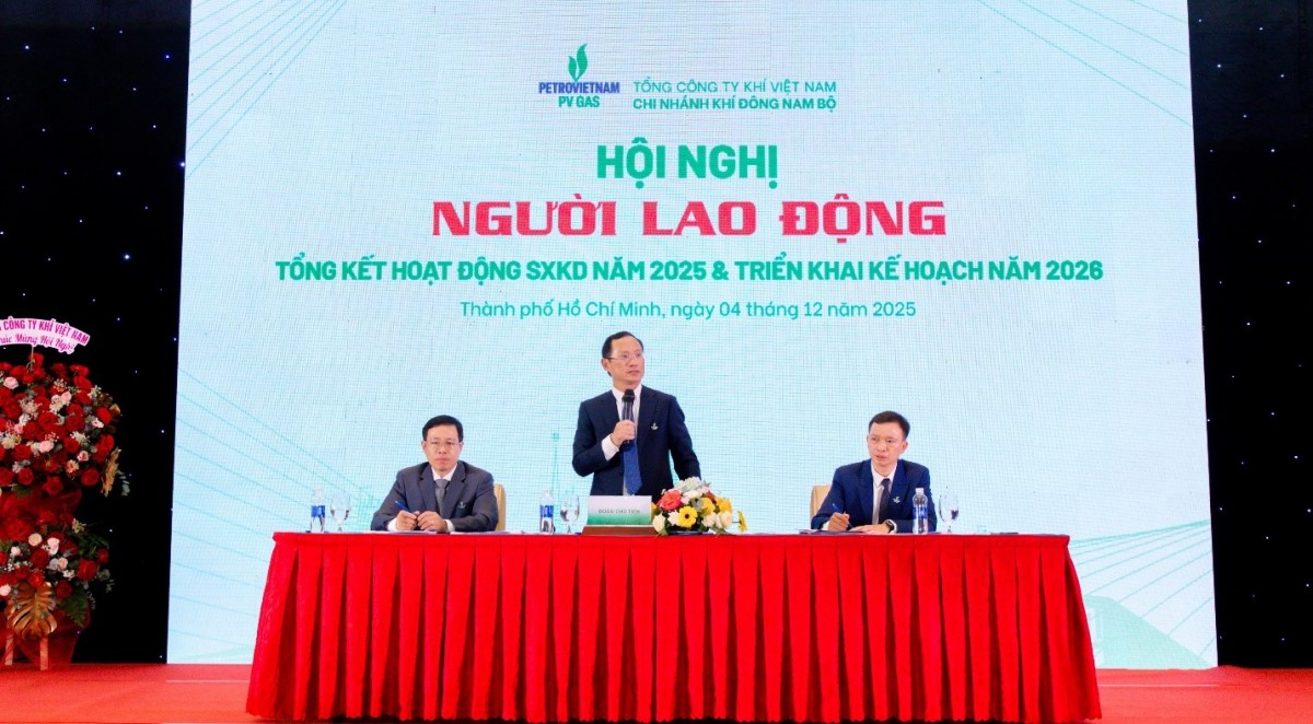 Khối sản xuất, vận hành của PV GAS tổng kết năm 2025, triển khai kế hoạch 2026 Khối sản xuất, vận hành của PV GAS tổng kết năm 2025, triển khai kế hoạch 2026