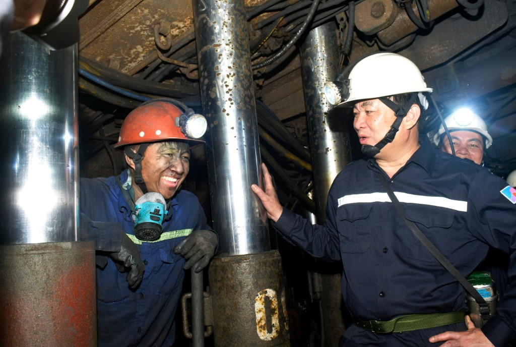 Công trình khai thác hầm lò mỏ Núi Béo chính thức đạt công suất 2 triệu tấn than/năm