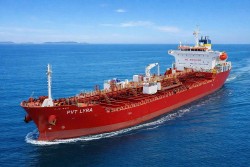 PVTrans tiếp nhận tàu chở dầu hóa chất PVT Lyra tại Hàn Quốc