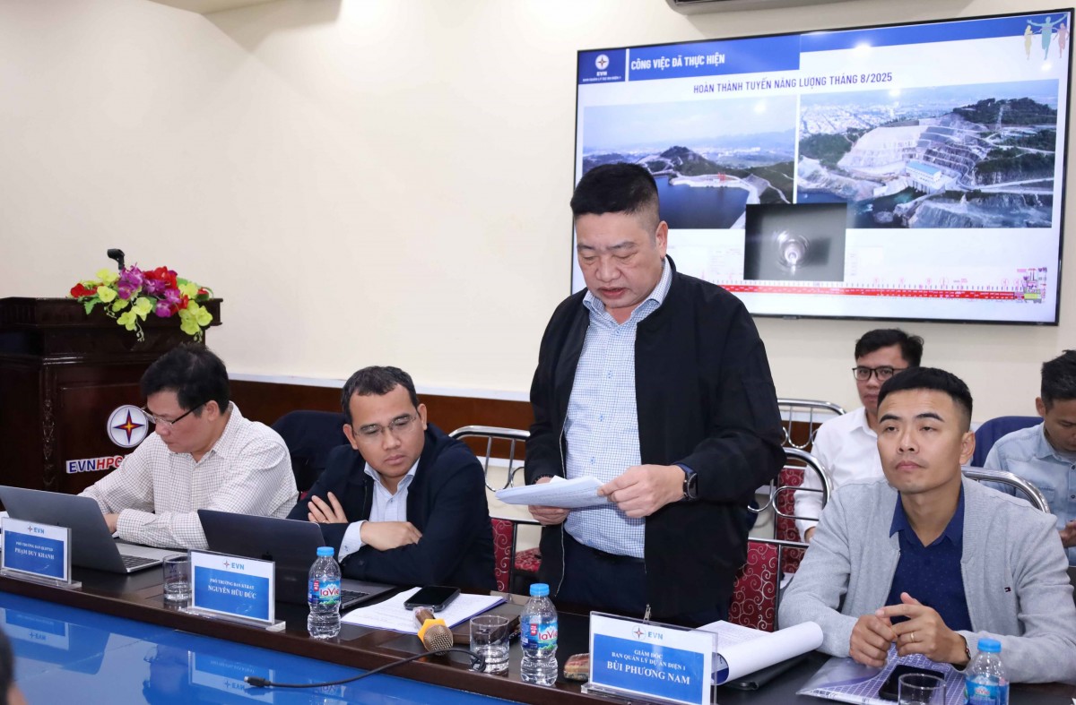 Hoàn thành nghiệm thu cấp chủ đầu tư công trình Thủy điện Hòa Bình mở rộng