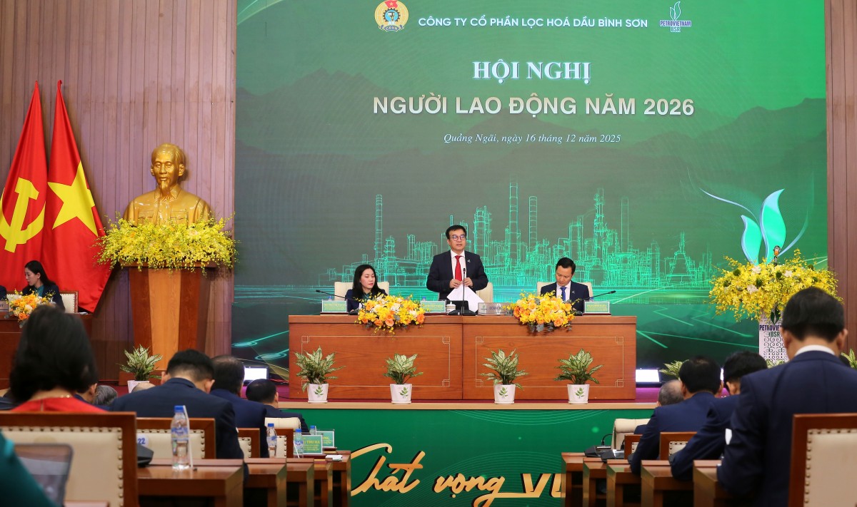 BSR tổng kết hoạt động sản xuất, kinh doanh 2025 và triển khai nhiệm vụ năm 2026 BSR tổng kết hoạt động sản xuất, kinh doanh 2025 và triển khai nhiệm vụ năm 2026