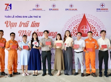 Tuần lễ hồng EVN lần thứ XI - EVNGENCO3 trao đi 400 đơn vị máu