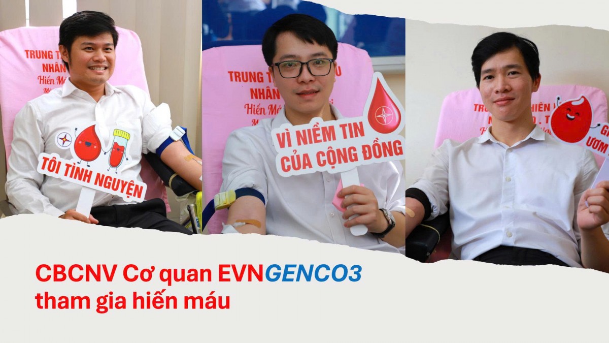 Tuần lễ hồng EVN lần thứ XI - EVNGENCO3 trao đi 400 đơn vị máu Tuần lễ hồng EVN lần thứ XI - EVNGENCO3 trao đi 400 đơn vị máu