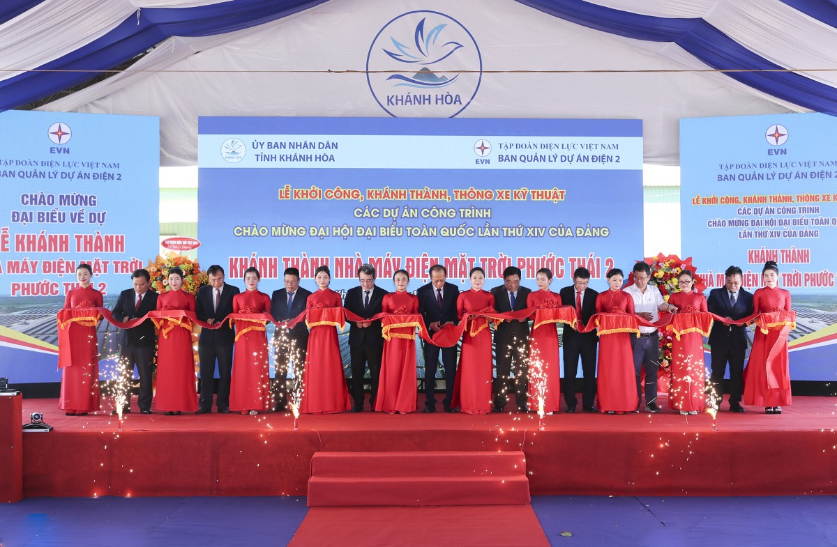 Khánh thành Nhà máy điện mặt trời Phước Thái 2