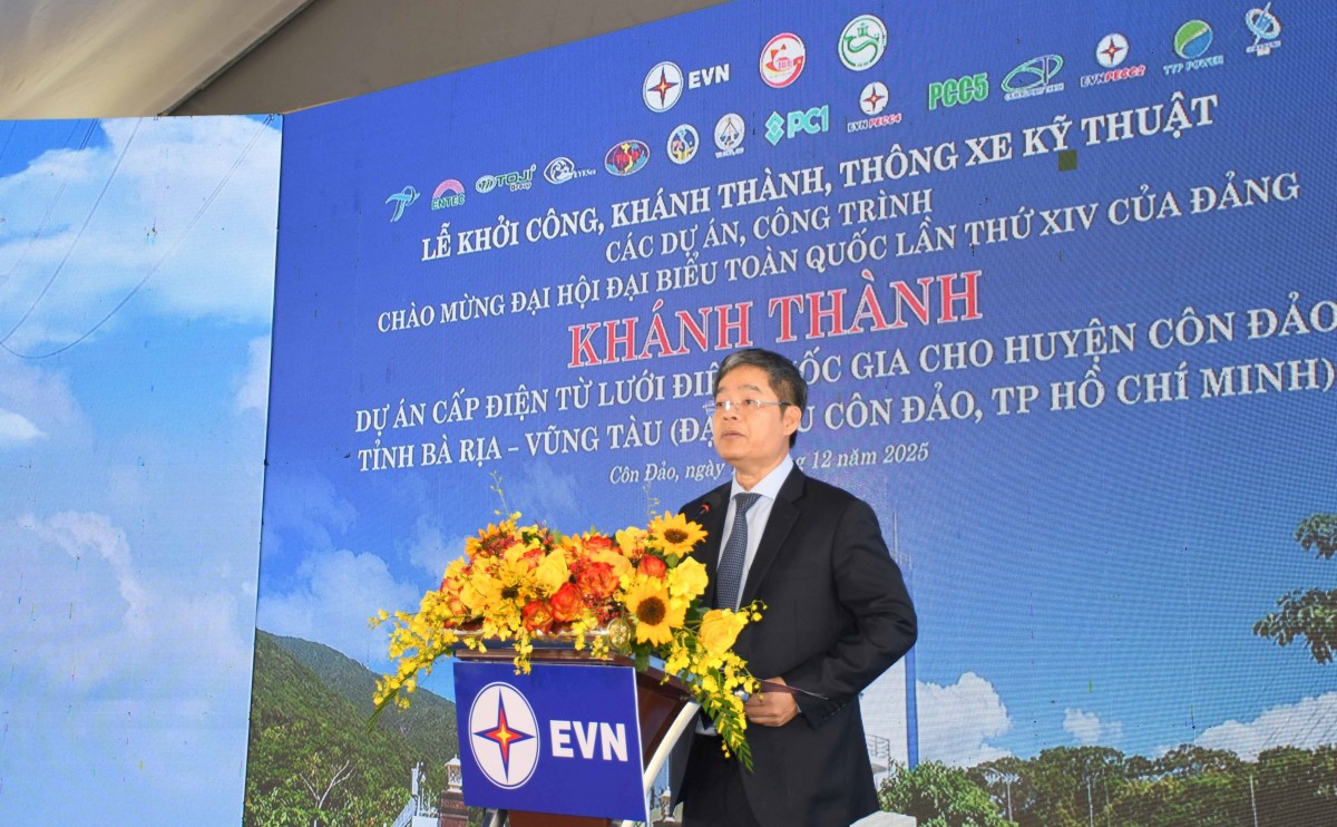 Khánh thành dự án cấp điện lưới quốc gia cho Đặc khu Côn Đảo