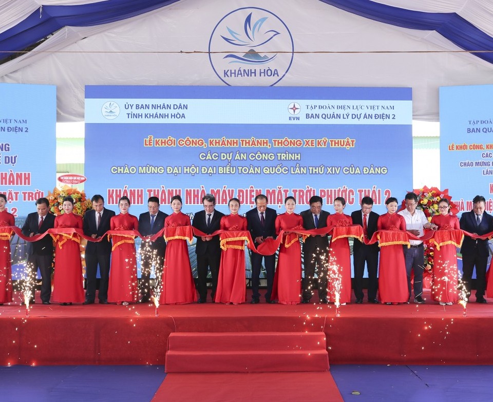 Khánh thành Nhà máy điện mặt trời Phước Thái 2