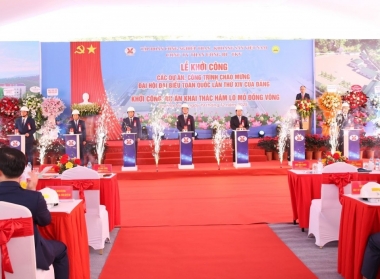 Khởi công dự án khai thác hầm lò mỏ Đồng Vông - Than Uông Bí