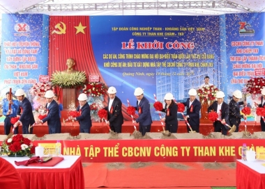 Khởi công dự án Nhà tập thể cán bộ công nhân viên Than Khe Chàm