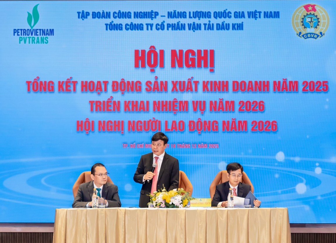 PVTrans tổng kết hoạt động sản xuất, kinh doanh năm 2025, triển khai nhiệm vụ 2026