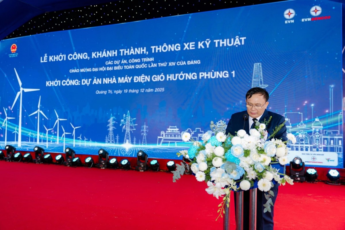 Khởi công dự án điện gió Hướng Phùng 1 và Công Hải 1 (giai đoạn 2)