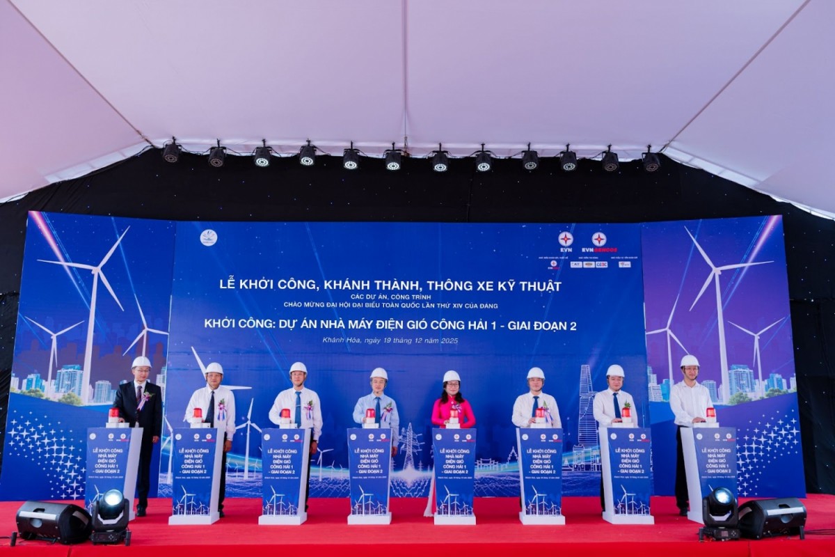 Khởi công dự án điện gió Hướng Phùng 1 và Công Hải 1 (giai đoạn 2)