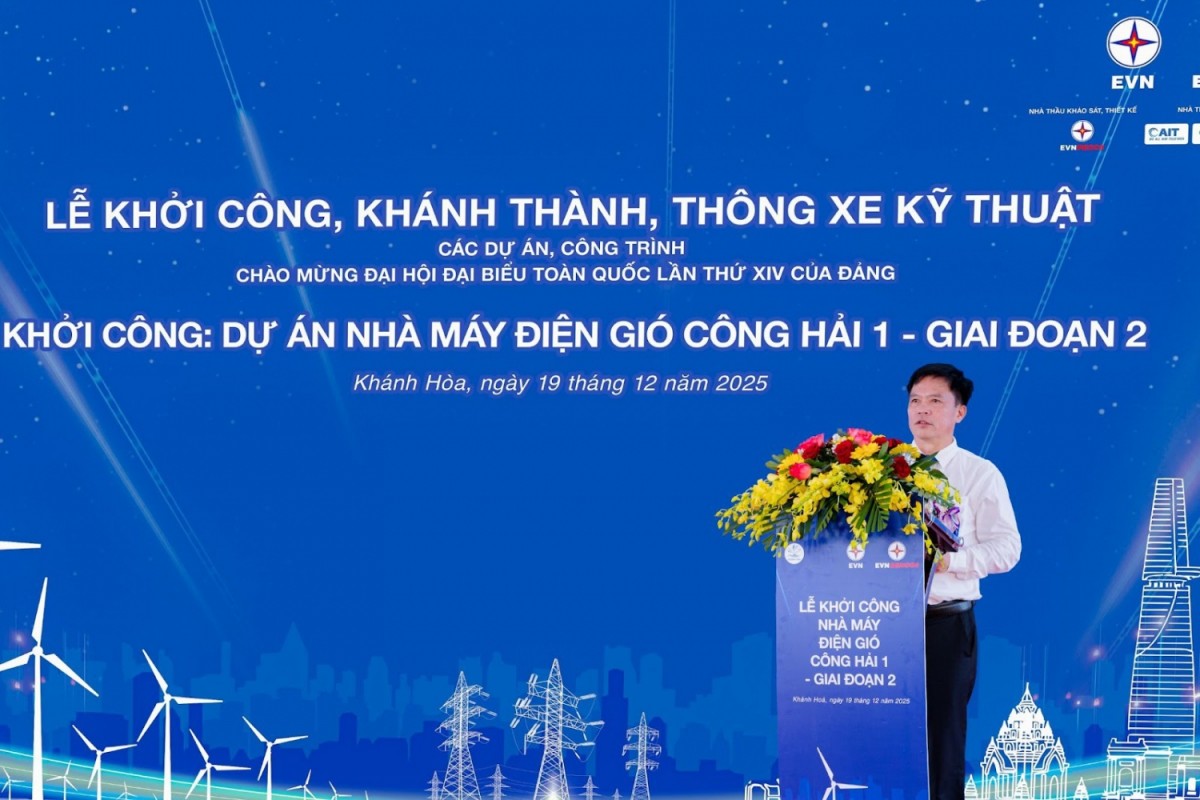 Khởi công dự án điện gió Hướng Phùng 1 và Công Hải 1 (giai đoạn 2)