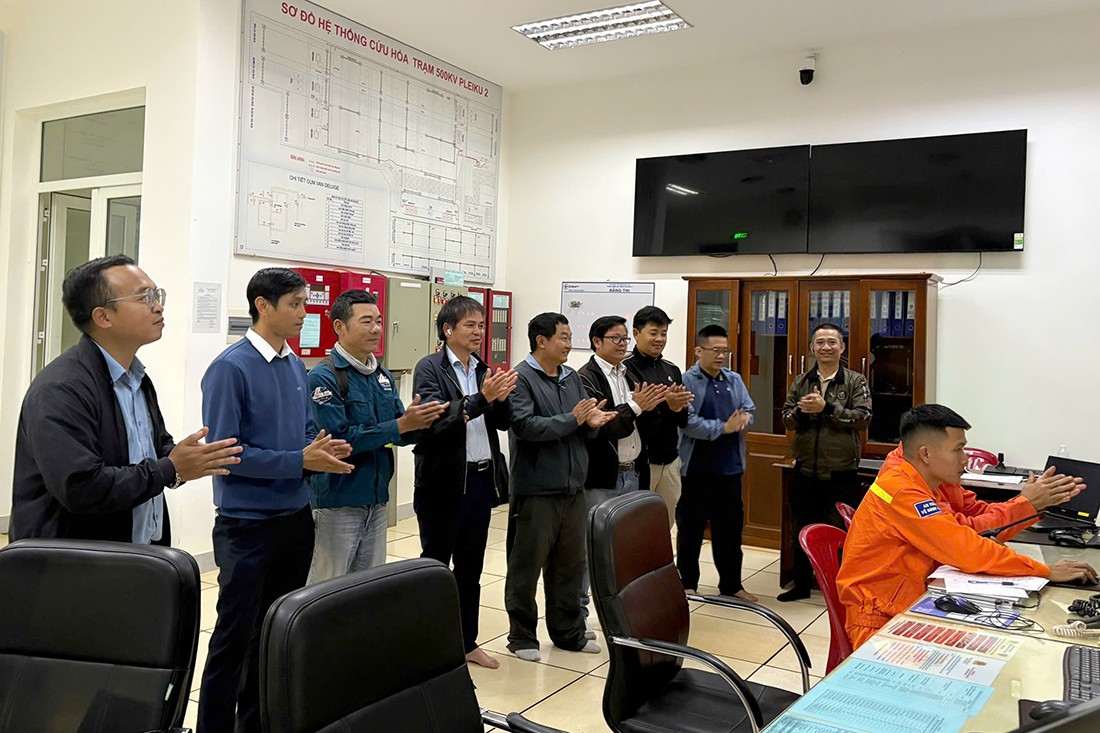 Đóng điện dự án nâng công suất Trạm biến áp 500kV Pleiku 2