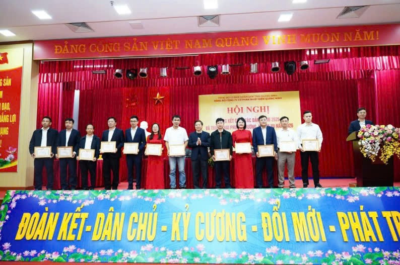 Nhiệt điện Quảng Ninh tổ chức Hội nghị tổng kết công tác Đảng năm 2025, triển khai nhiệm vụ 2026