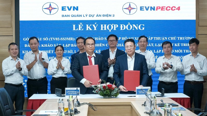 Ký hợp đồng gói thầu tư vấn dự án Nhà máy Thủy điện Sê San 3 mở rộng