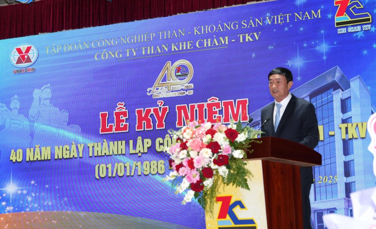 Công ty Than Khe Chàm - TKV kỷ niệm 40 năm ngày thành lập