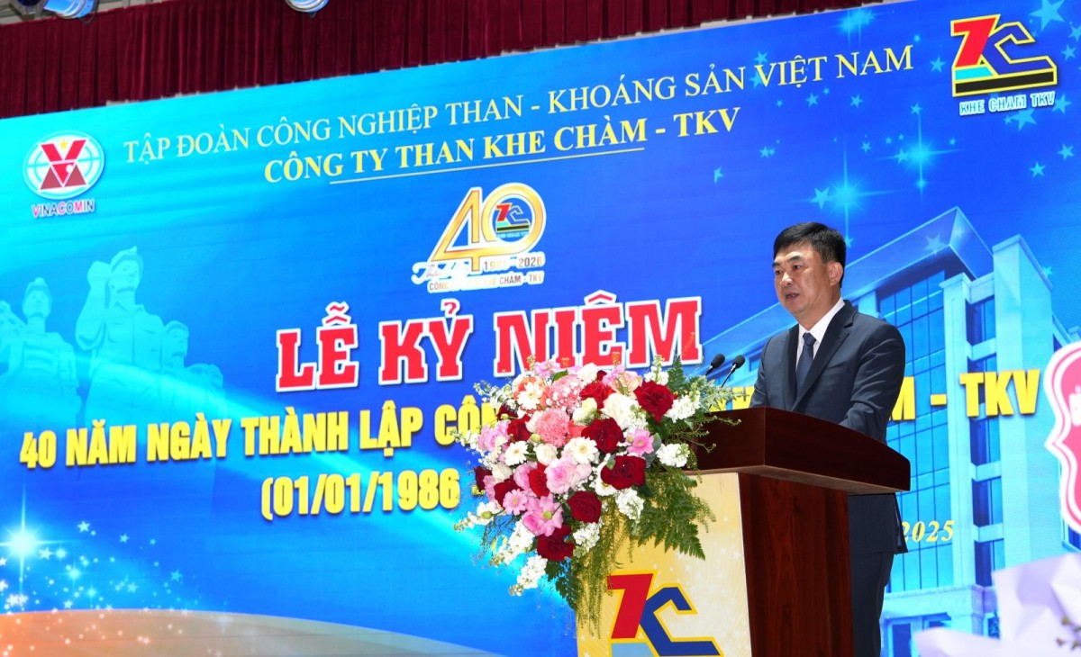 Công ty Than Khe Chàm - TKV kỷ niệm 40 năm ngày thành lập