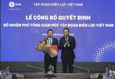 Tập đoàn Điện lực Việt Nam công bố bổ nhiệm 2 Phó Tổng giám đốc