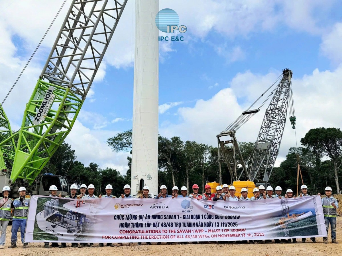 IPC E&C khẳng định năng lực tại các dự án năng lượng xuyên quốc gia quy mô lớn