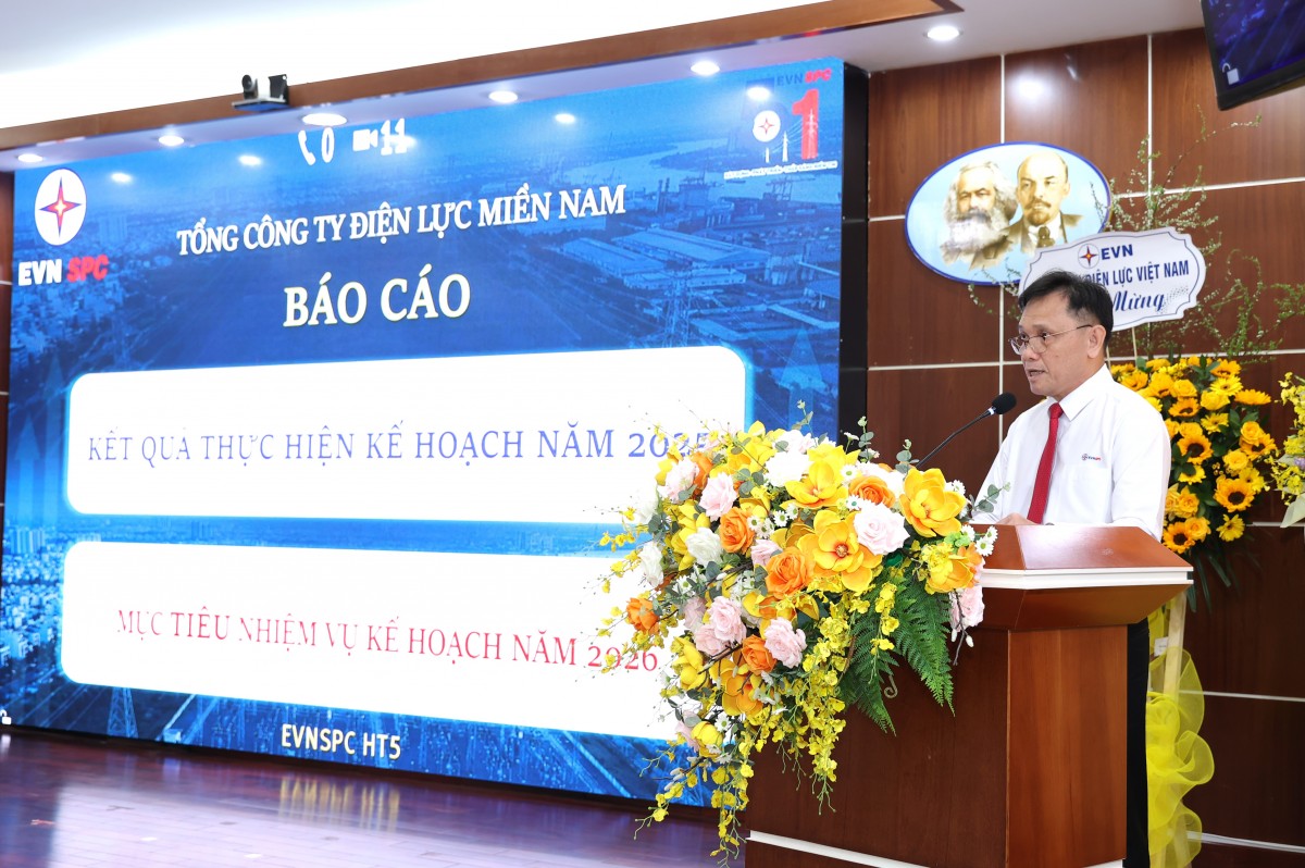 EVNSPC vượt khó thành công, hoàn thành xuất sắc nhiệm vụ năm 2025 EVNSPC vượt khó thành công, hoàn thành xuất sắc nhiệm vụ năm 2025