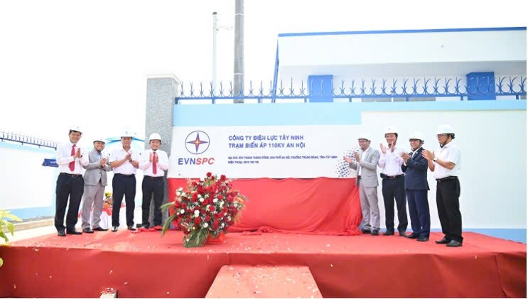 Khánh thành công trình Trạm biến áp 110kV An Hội (tỉnh Tây Ninh)