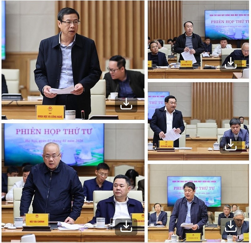 Ban Chỉ đạo xây dựng Nhà máy điện hạt nhân Việt Nam họp phiên thứ tư (1/2026)