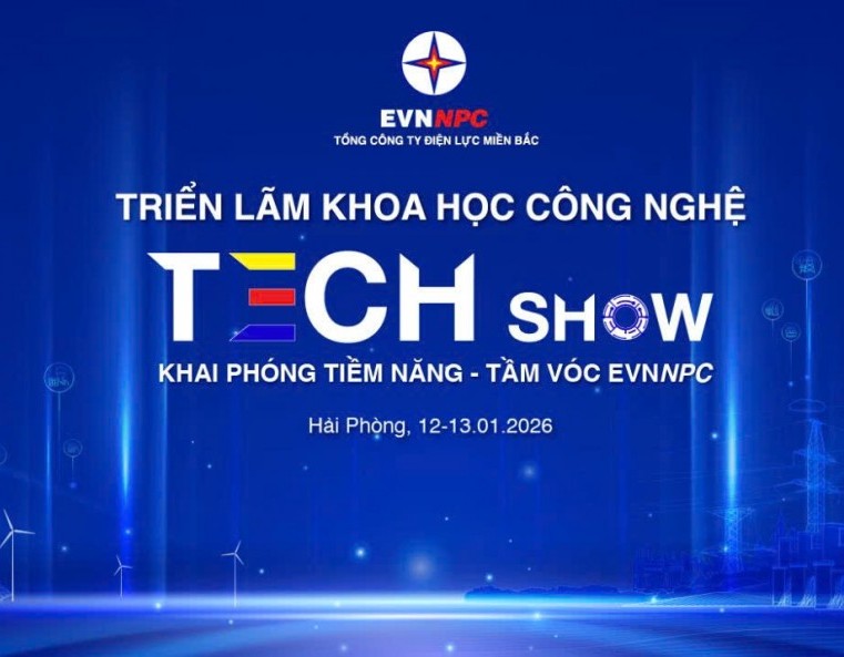 Techshow EVNNPC 2026 - Ngày hội công nghệ của ngành điện miền Bắc