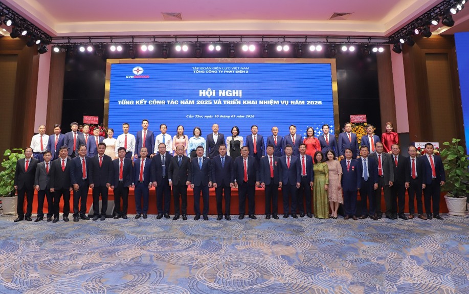 Tổng công ty Phát điện 2 tổng kết công tác năm 2025, triển khai nhiệm vụ 2026 Tổng công ty Phát điện 2 tổng kết công tác năm 2025, triển khai nhiệm vụ 2026