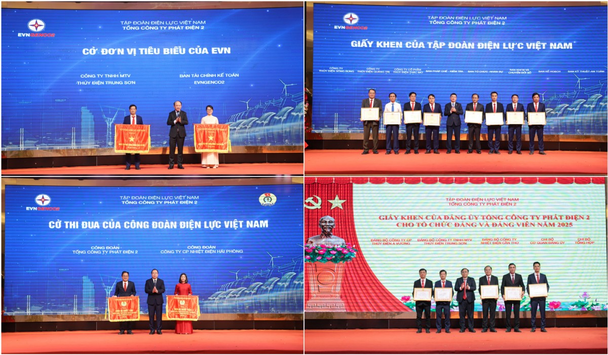 Tổng công ty Phát điện 2 tổng kết công tác năm 2025, triển khai nhiệm vụ 2026 Tổng công ty Phát điện 2 tổng kết công tác năm 2025, triển khai nhiệm vụ 2026