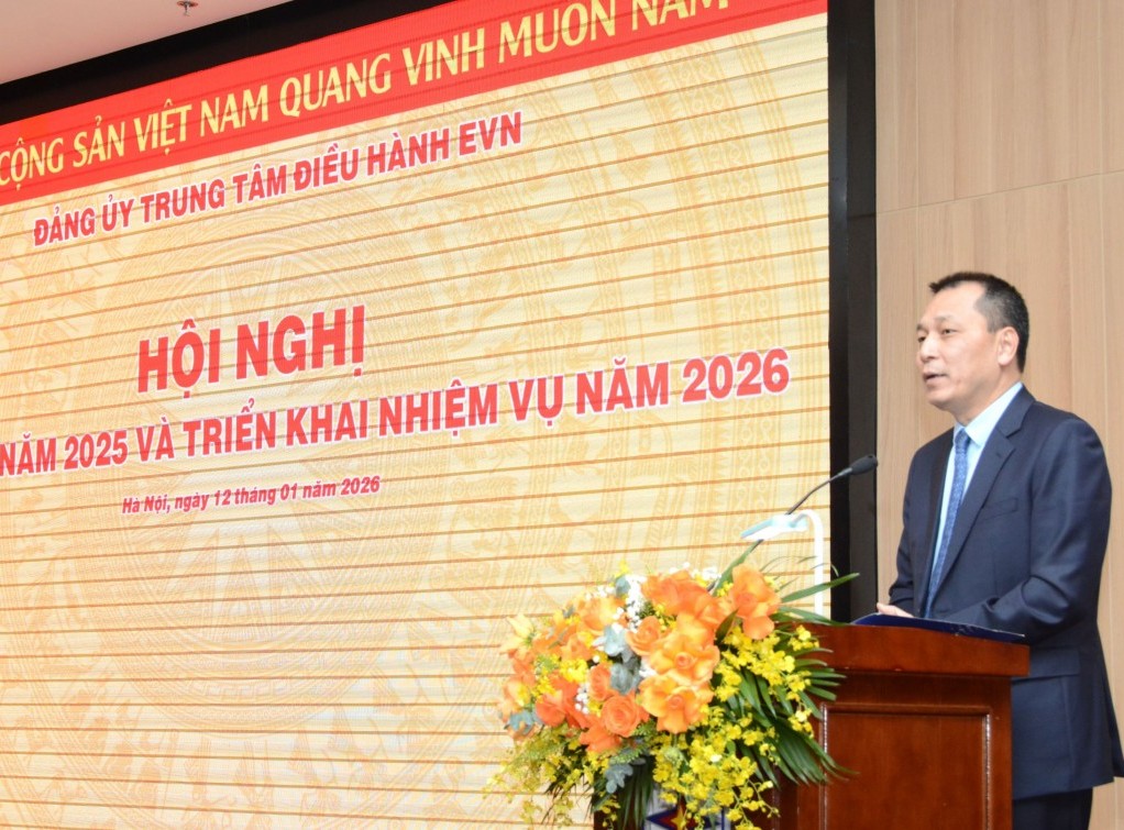 Đảng ủy Trung tâm Điều hành EVN tổng kết năm 2025 và triển khai nhiệm vụ 2026