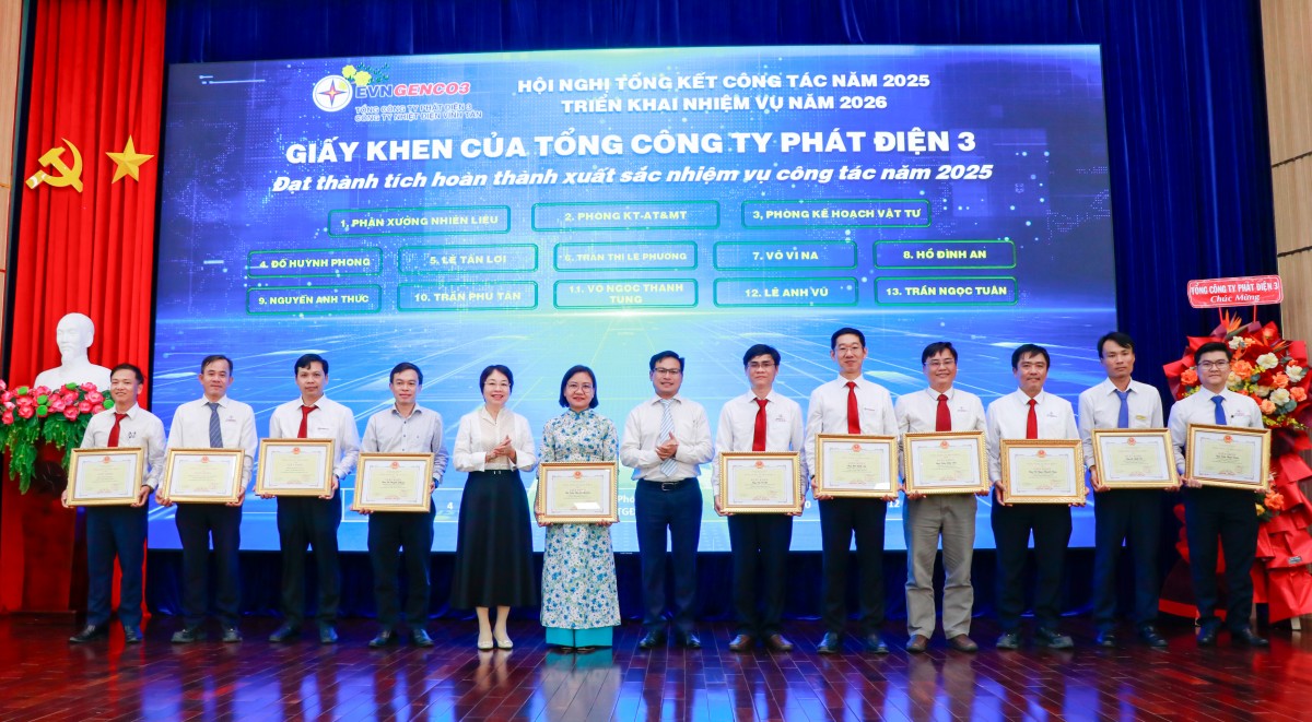 Nhiệt điện Vĩnh Tân tổng kết công tác năm 2025, triển khai nhiệm vụ 2026