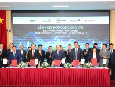 Ký hợp đồng vay vốn dự án thành phần 1 - Nhà máy Nhiệt điện LNG Quảng Trạch 2