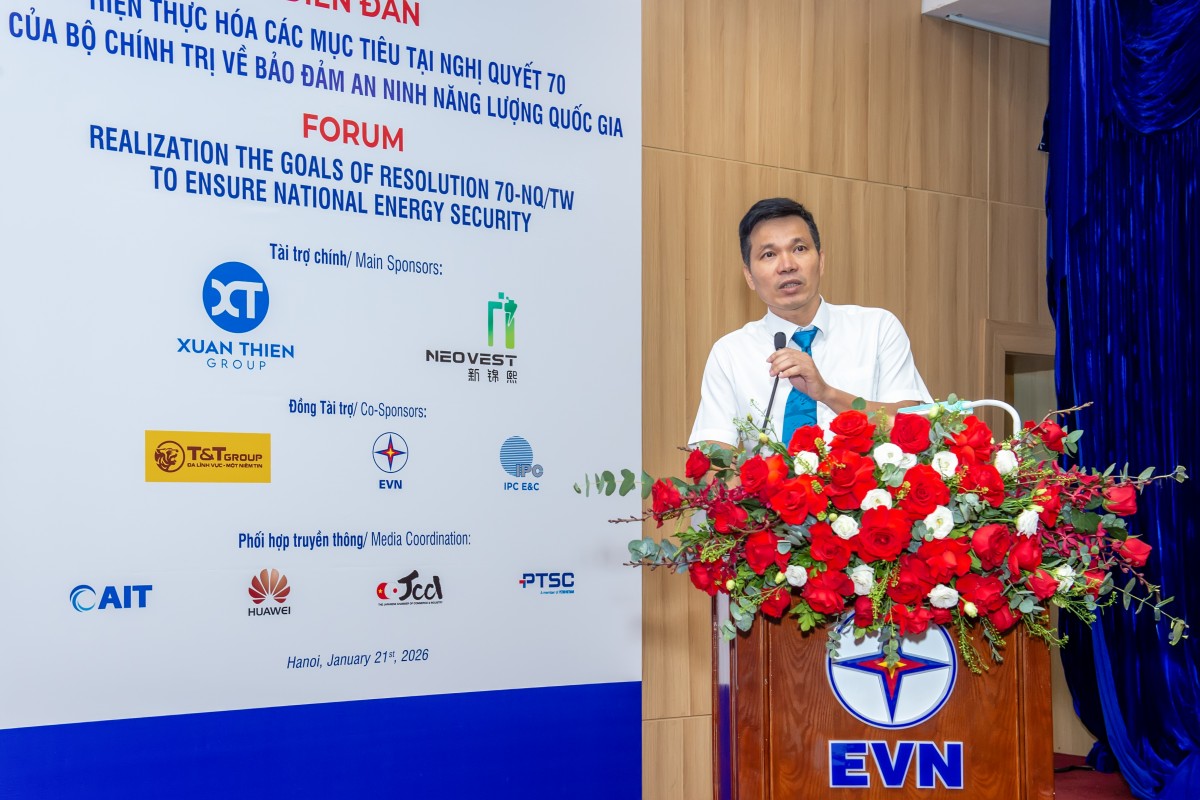 Hiện thực hóa các mục tiêu tại Nghị quyết 70 của Bộ Chính trị về bảo đảm an ninh năng lượng quốc gia