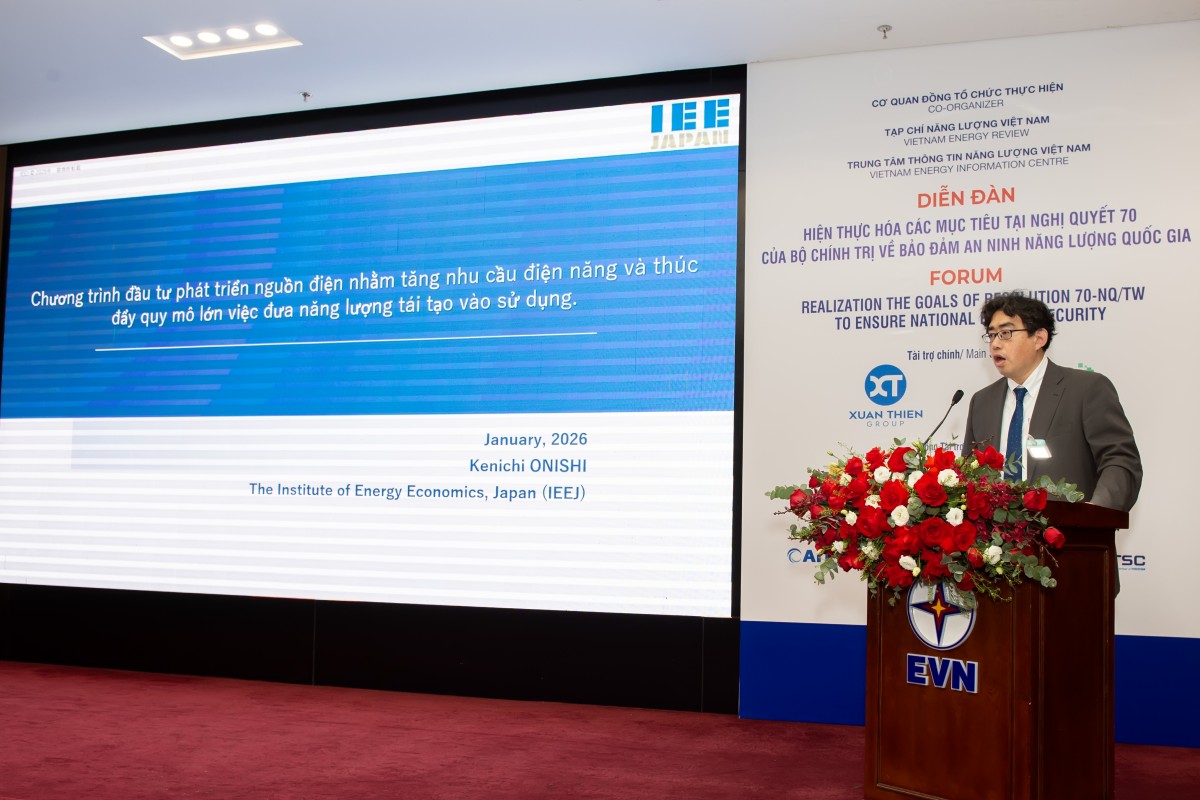 Hiện thực hóa các mục tiêu tại Nghị quyết 70 của Bộ Chính trị về bảo đảm an ninh năng lượng quốc gia