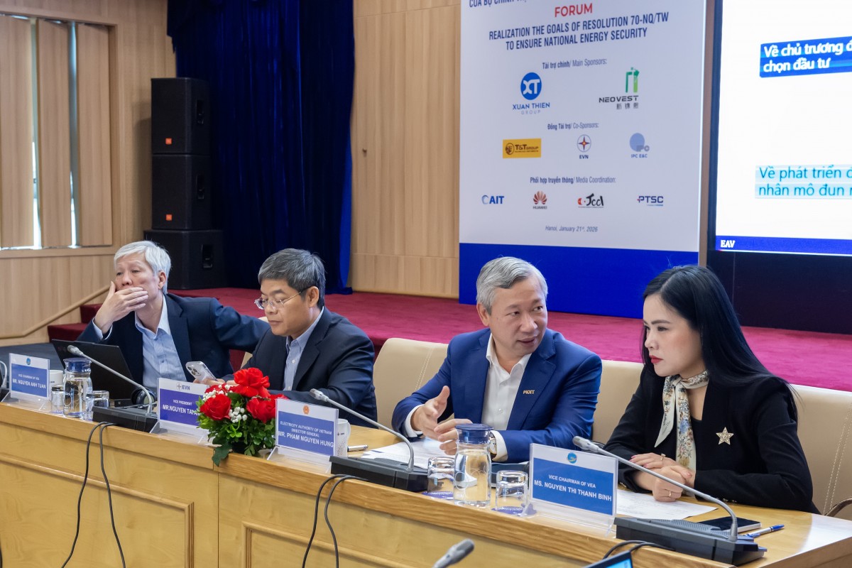 Hiện thực hóa các mục tiêu tại Nghị quyết 70 của Bộ Chính trị về bảo đảm an ninh năng lượng quốc gia