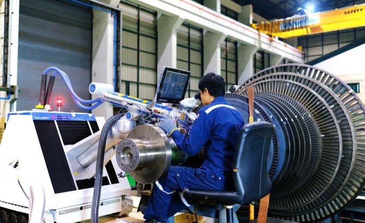 Công nghệ hàn laser xung trong ngành năng lượng và công nghiệp nặng