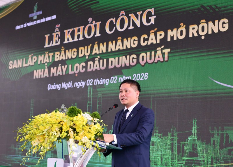 Bắt đầu thi công mặt bằng dự án nâng cấp, mở rộng Nhà máy Lọc dầu Dung Quất