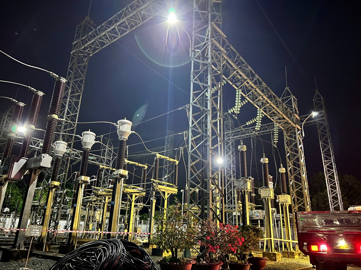 EVNSPC hoàn thành 8 công trình lưới điện 110 kV trong tháng 1/2026