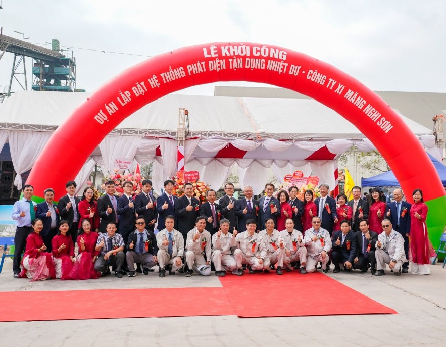 IPC Group và IPC E&C giúp Xi măng Nghi Sơn tự chủ 25% nhu cầu điện năng phục vụ sản xuất