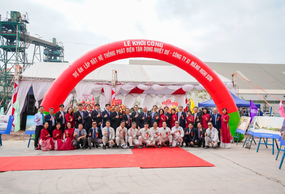 IPC Group và IPC E&C giúp Xi măng Nghi Sơn tự chủ 25% nhu cầu điện năng phục vụ sản xuất