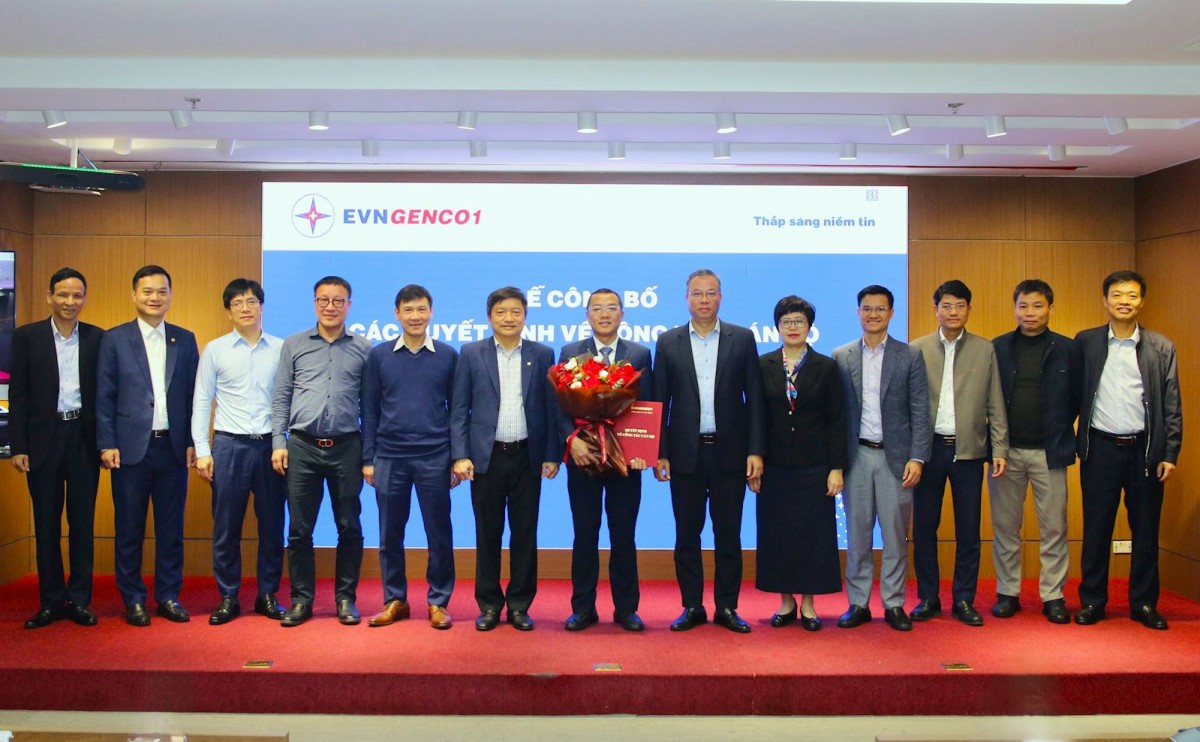 Công bố quyết định bổ nhiệm Giám đốc Công ty Nhiệt điện Nghi Sơn