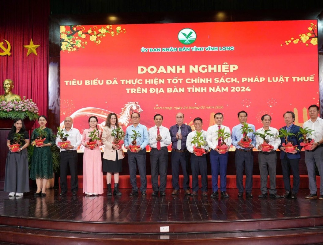 Nhiệt điện Duyên Hải được biểu dương tại Họp mặt Doanh nghiệp đầu Xuân Bính Ngọ 2026 tỉnh Vĩnh Long