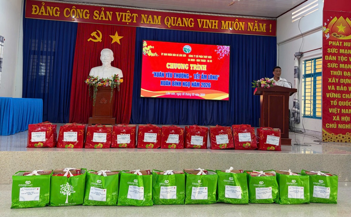 Công ty ĐHĐ: Ấm áp nghĩa tình từ chương trình ‘Xuân yêu thương - Tết ấm lòng’ 2026